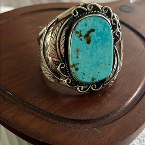 Silver and Turquoise Bracelet